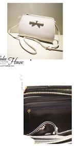 มาใหม่ พร้อมส่ง กระเป๋า Luluhouse รุ่น L95-01SP14party  กระเป๋าสไตล์เกาหลี สีขาว Soft Pink หวาน หรู 